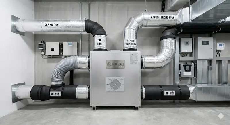 Hệ Thống Cấp Khí Tươi Hồi Nhiệt (HRV / ERV)